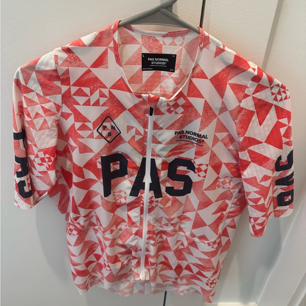 Pas Normal Studios Red Cycling Jersey